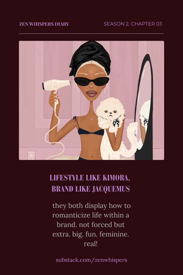 two aesthetics, one obsession x Kimora Lee & Jacquemus